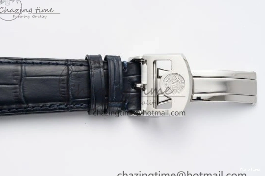 MIROTIME 0413 ZeroBulk Portuguese Real PR IW500715 SS AZF 1:1 Best Edition White Blue Dial on Blue Leather Strap A 7034